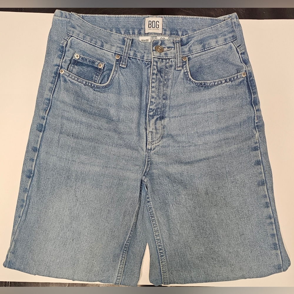 BDG Light Blue Denim Shorts